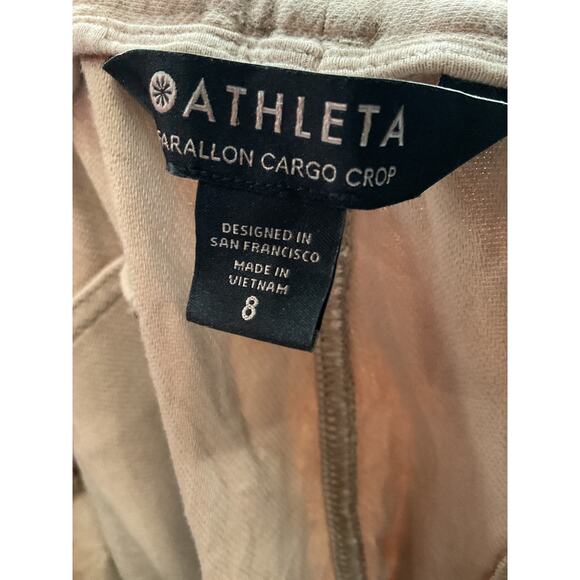 Athleta Brown Cargo Pants Size 8 - Picture 3 of 4
